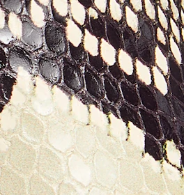 Loop Sandal in Natural Python-Embossed Leather - Image 6
