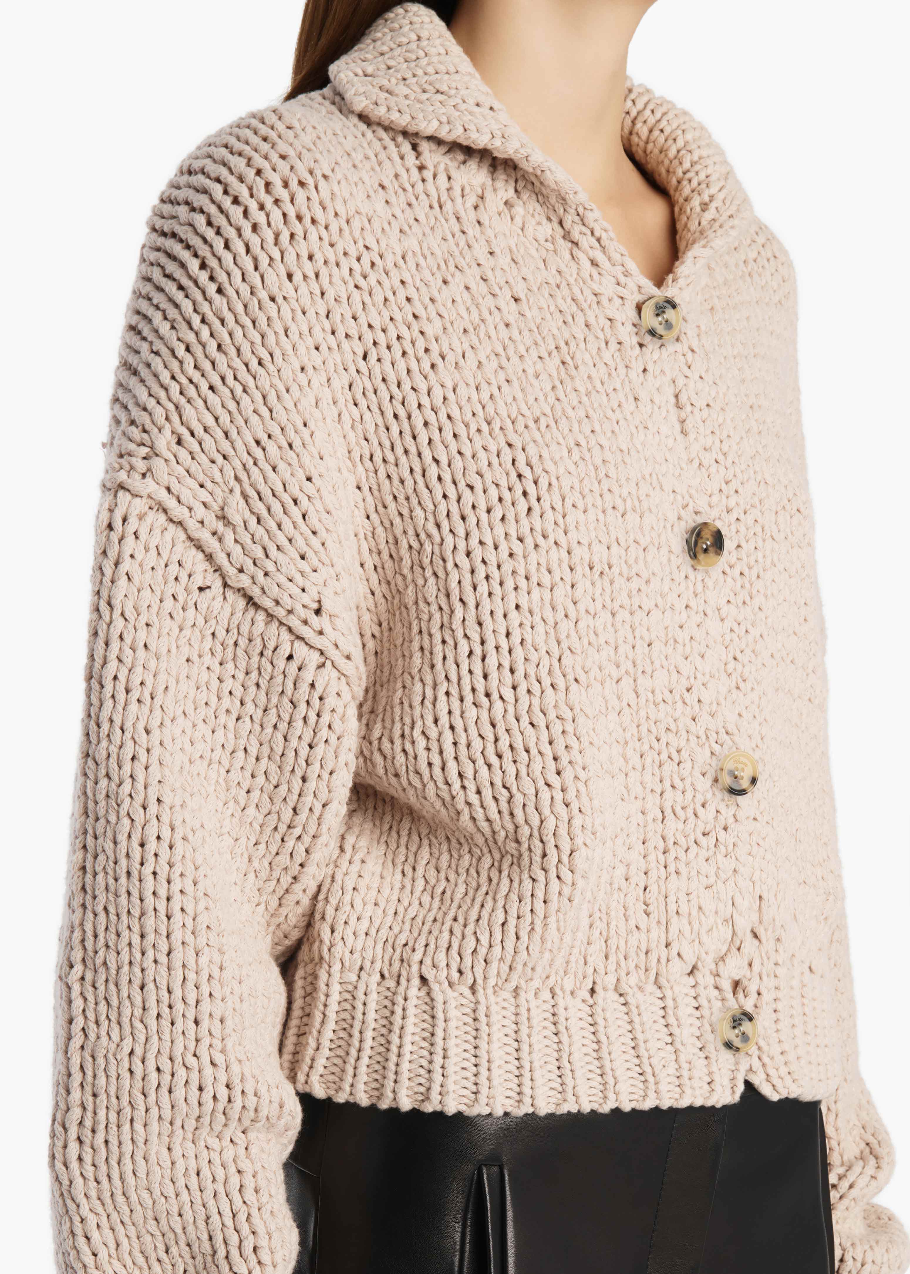 Lotta Cardigan in Parchment - Image 5