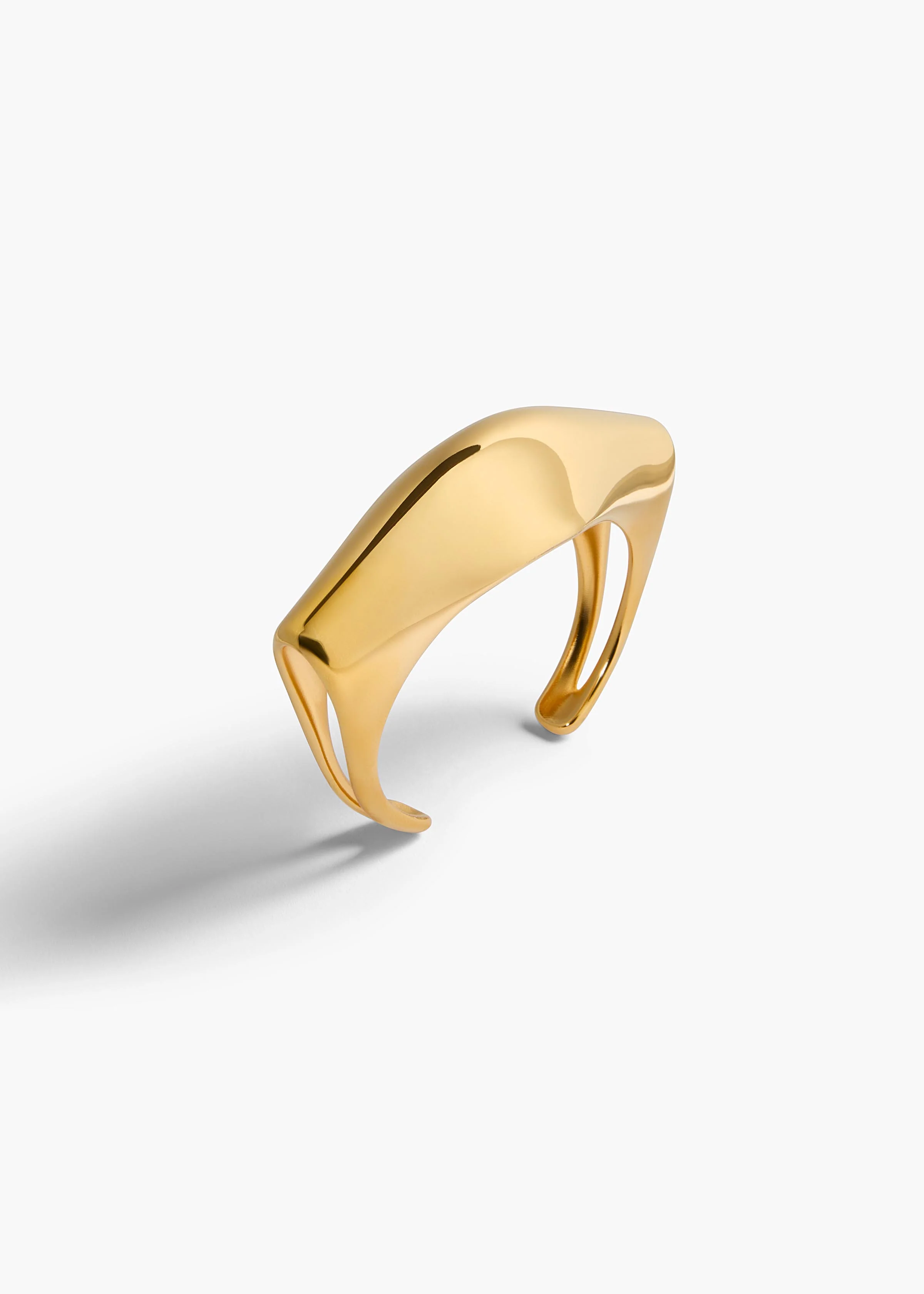 Lotus Cuff in Gold - Image 2