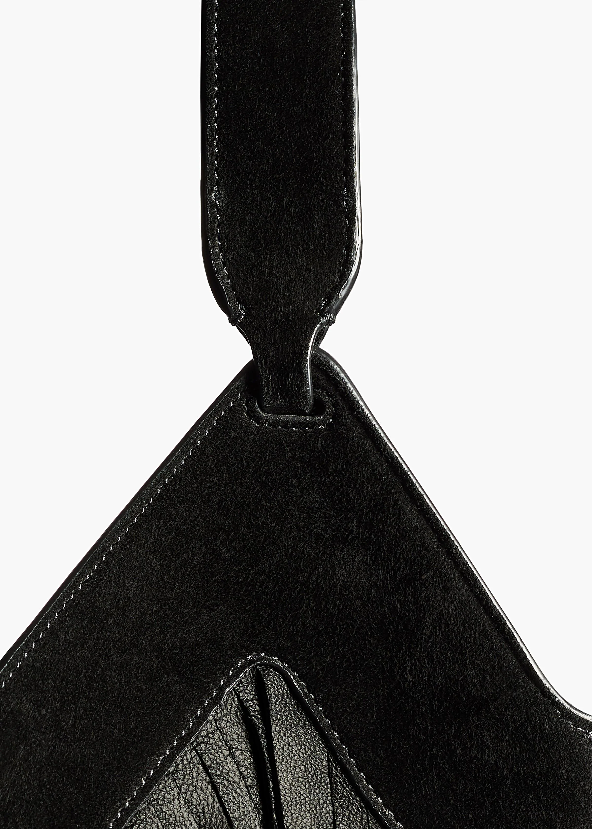 Nano Lotus Fringe Tote in Black - Image 4