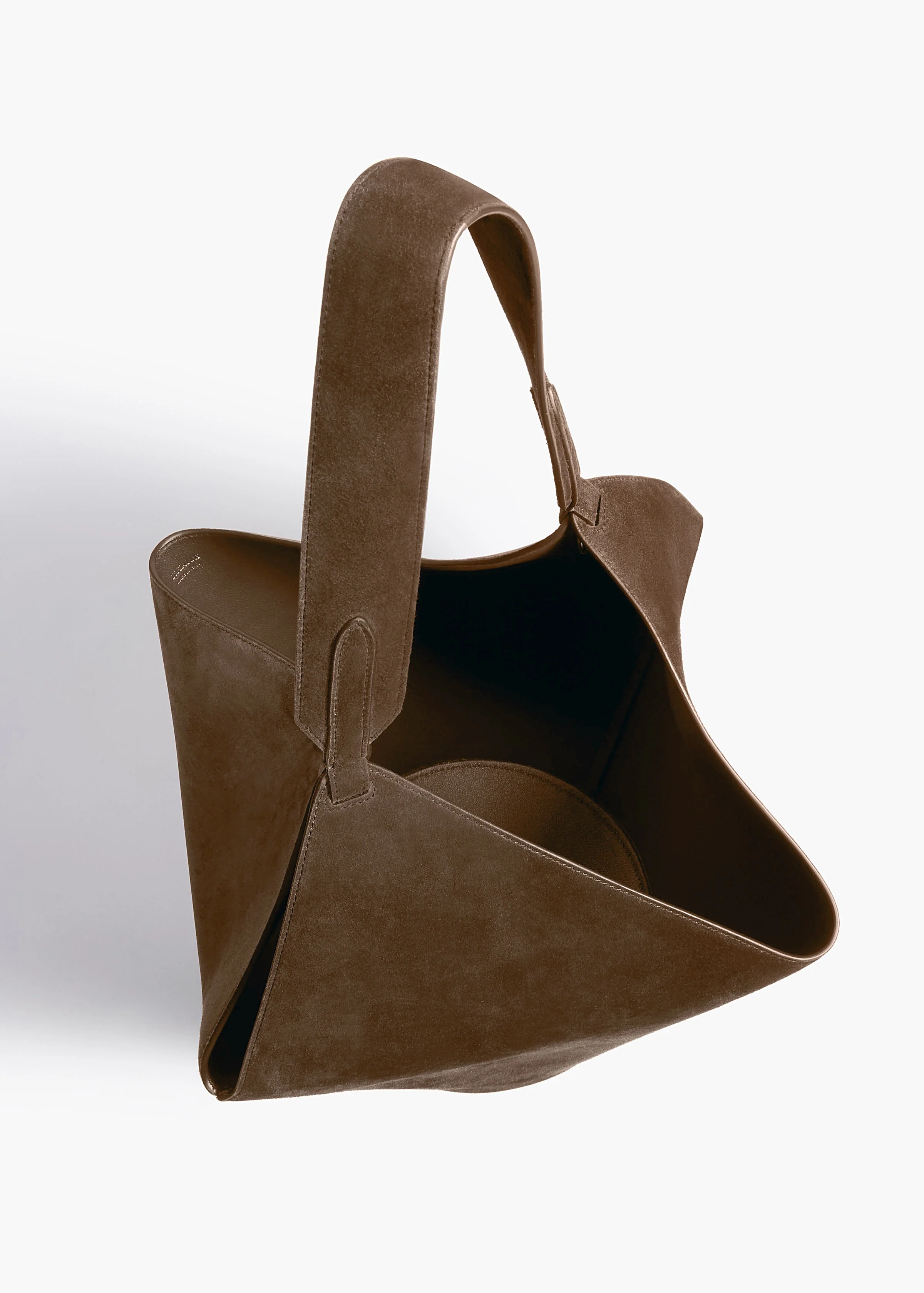 Small Lotus Tote in Cedar Suede - Image 3