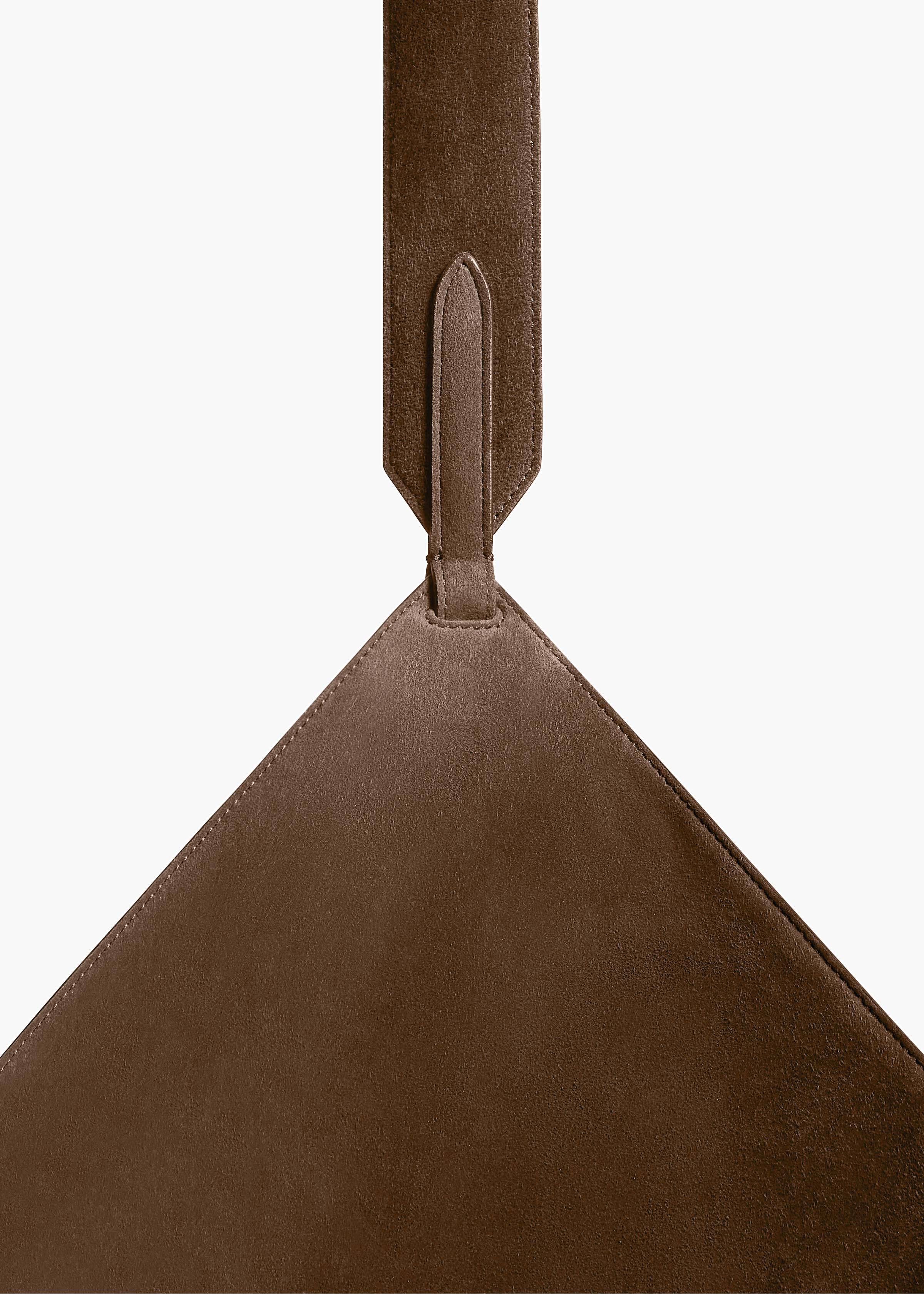Small Lotus Tote in Cedar Suede - Image 4