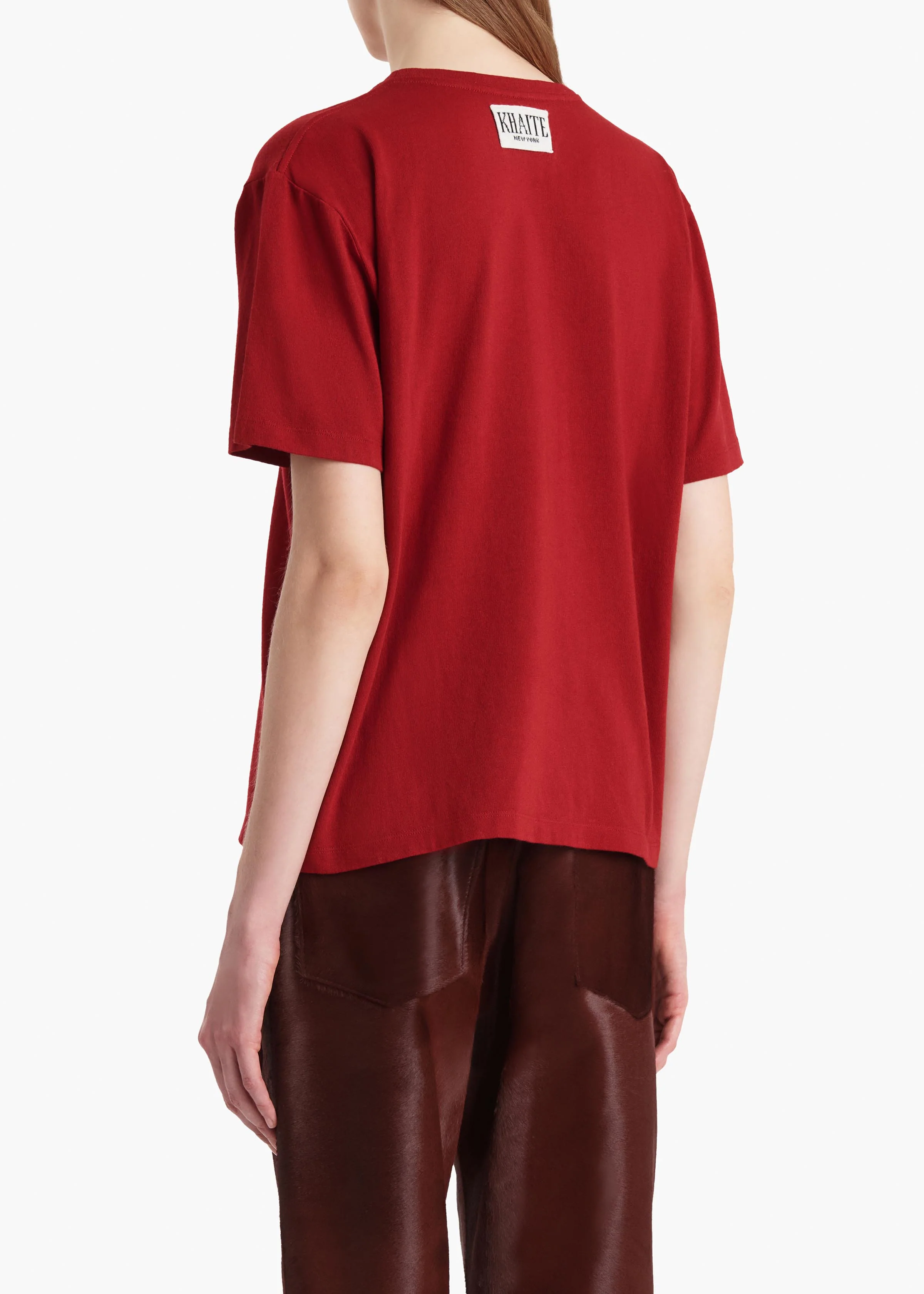 Mae T-Shirt in Crimson - Image 4