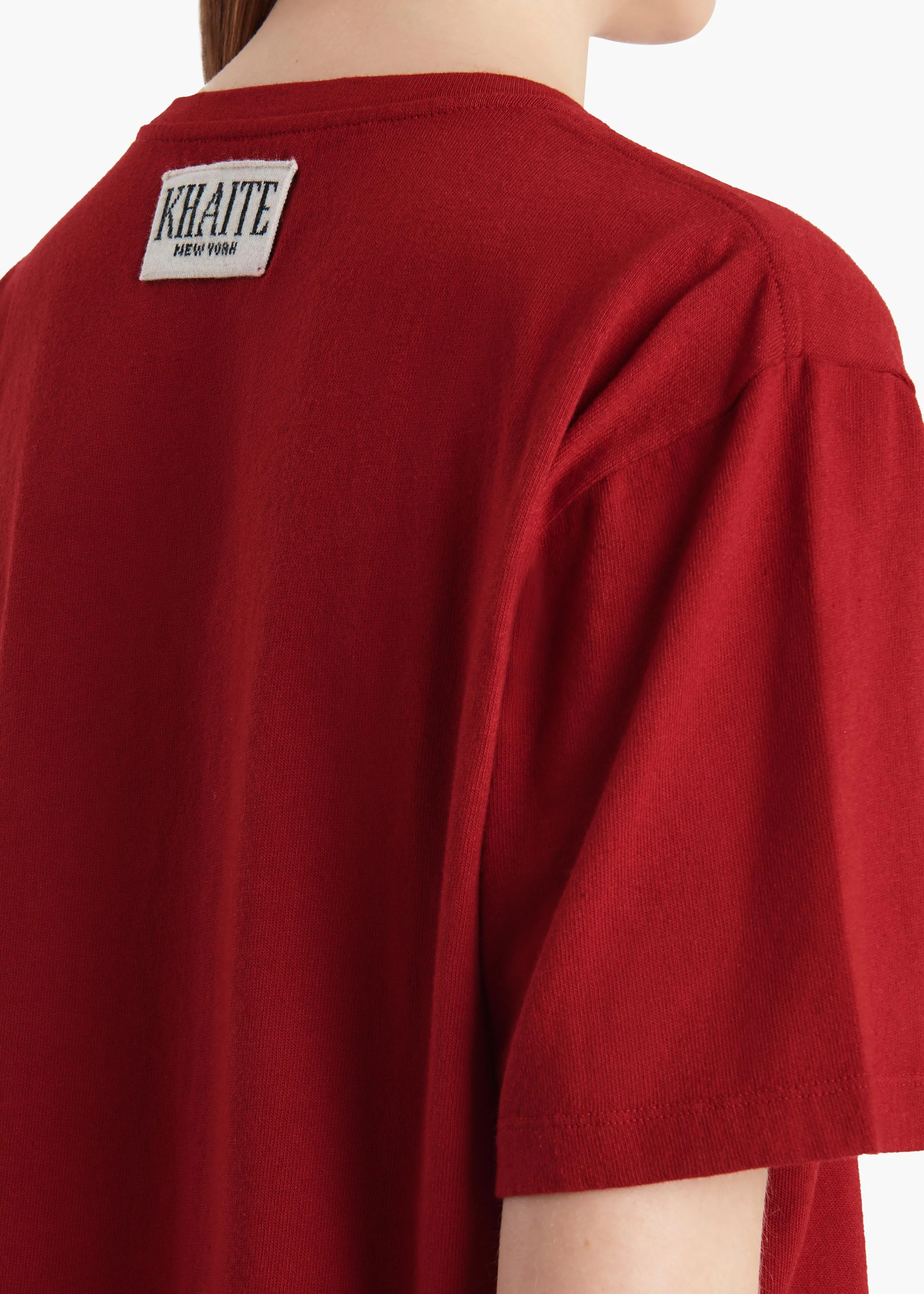 Mae T-Shirt in Crimson - Image 6