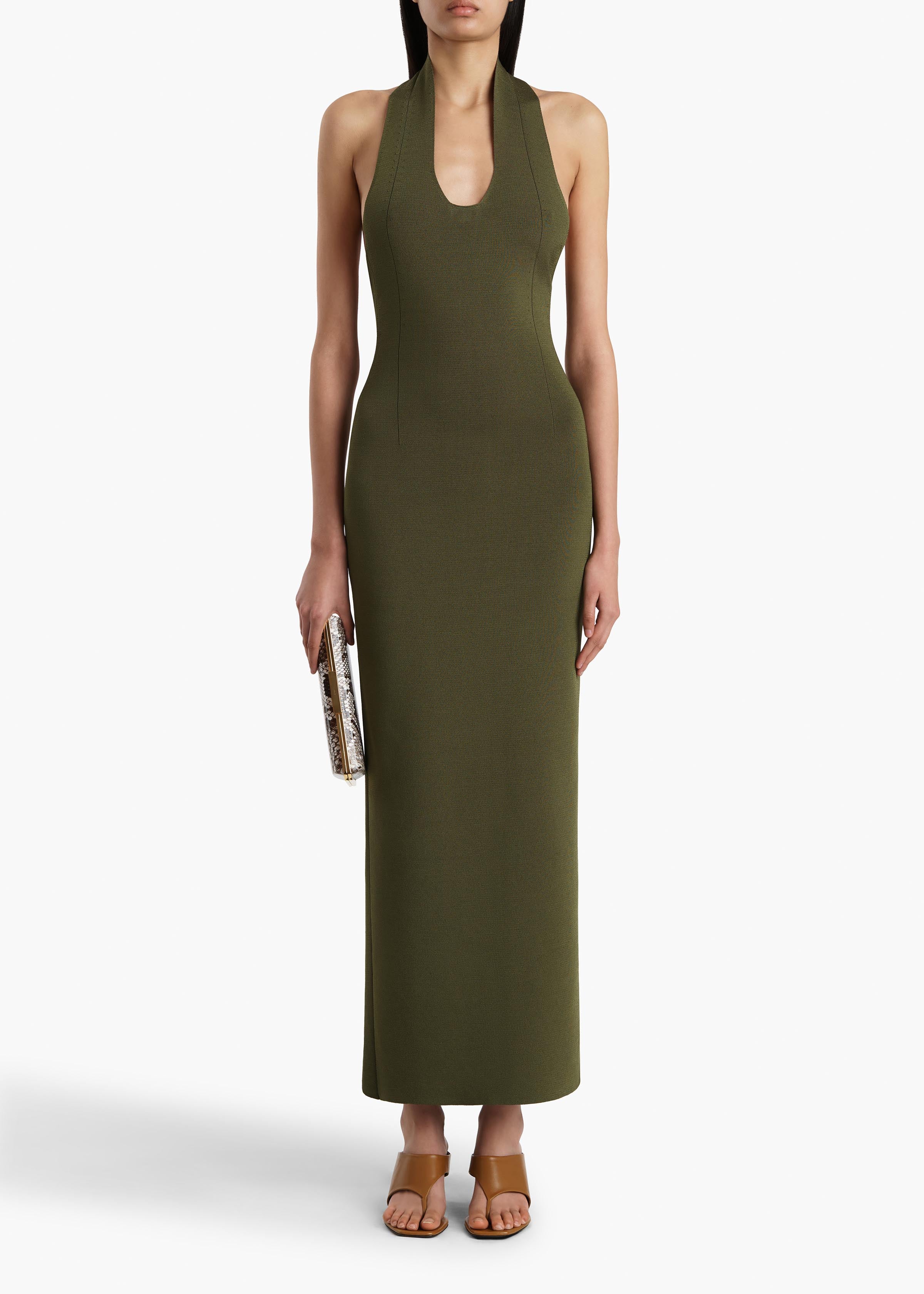 Mahi Dress in Olive - Image 2