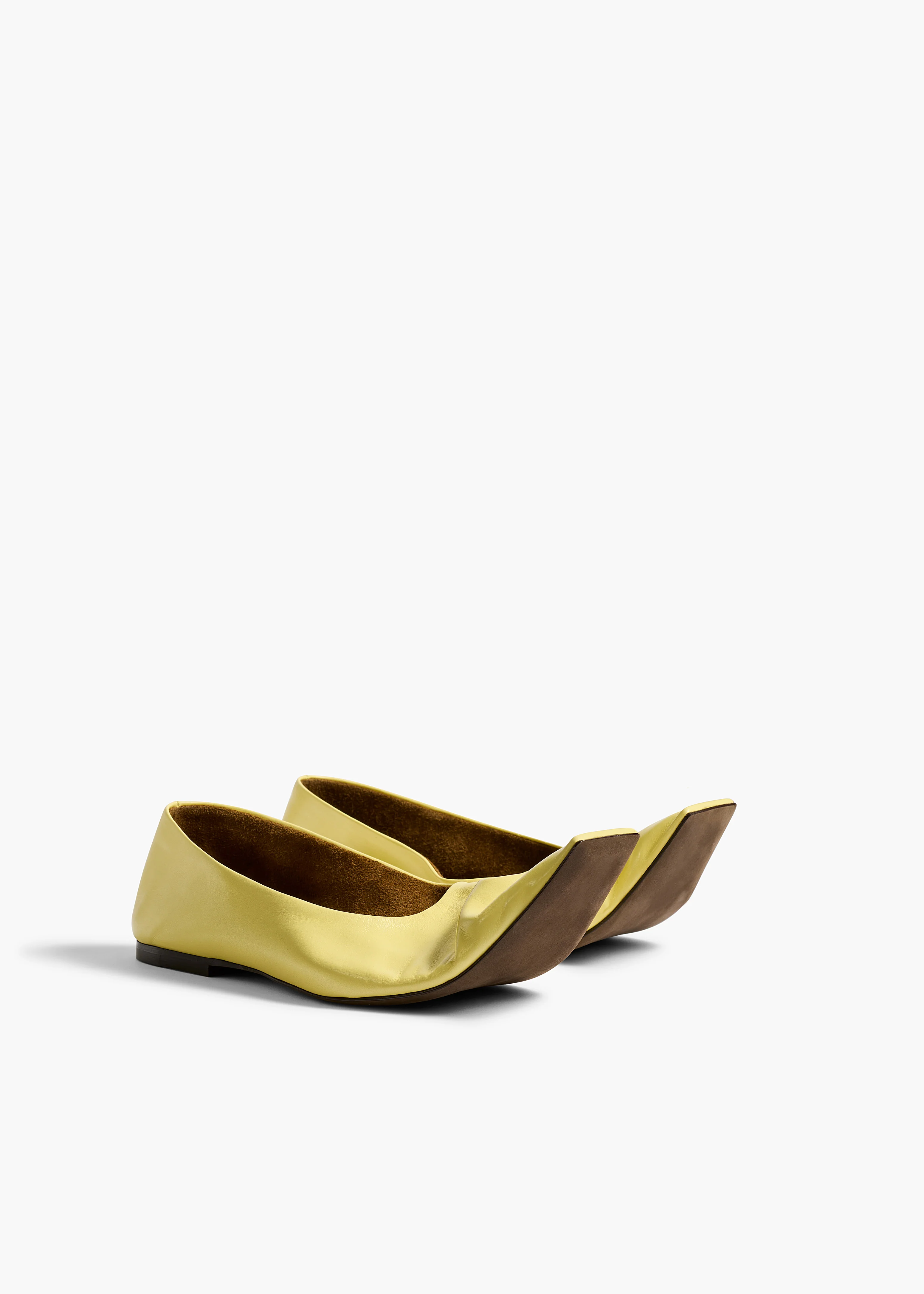 Marlene Ballerina in Pale Yellow - Image 4
