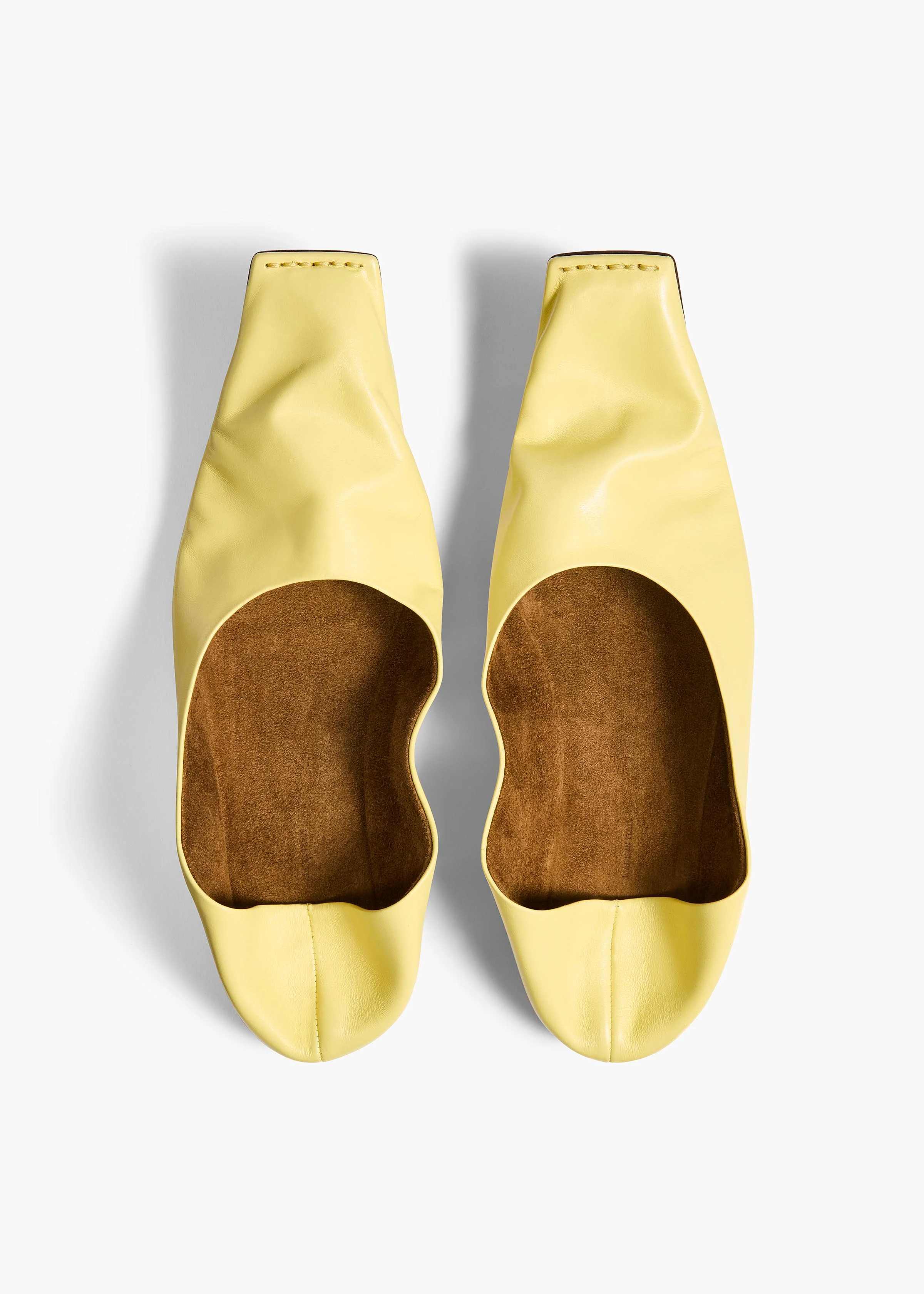 Marlene Ballerina in Pale Yellow - Image 7