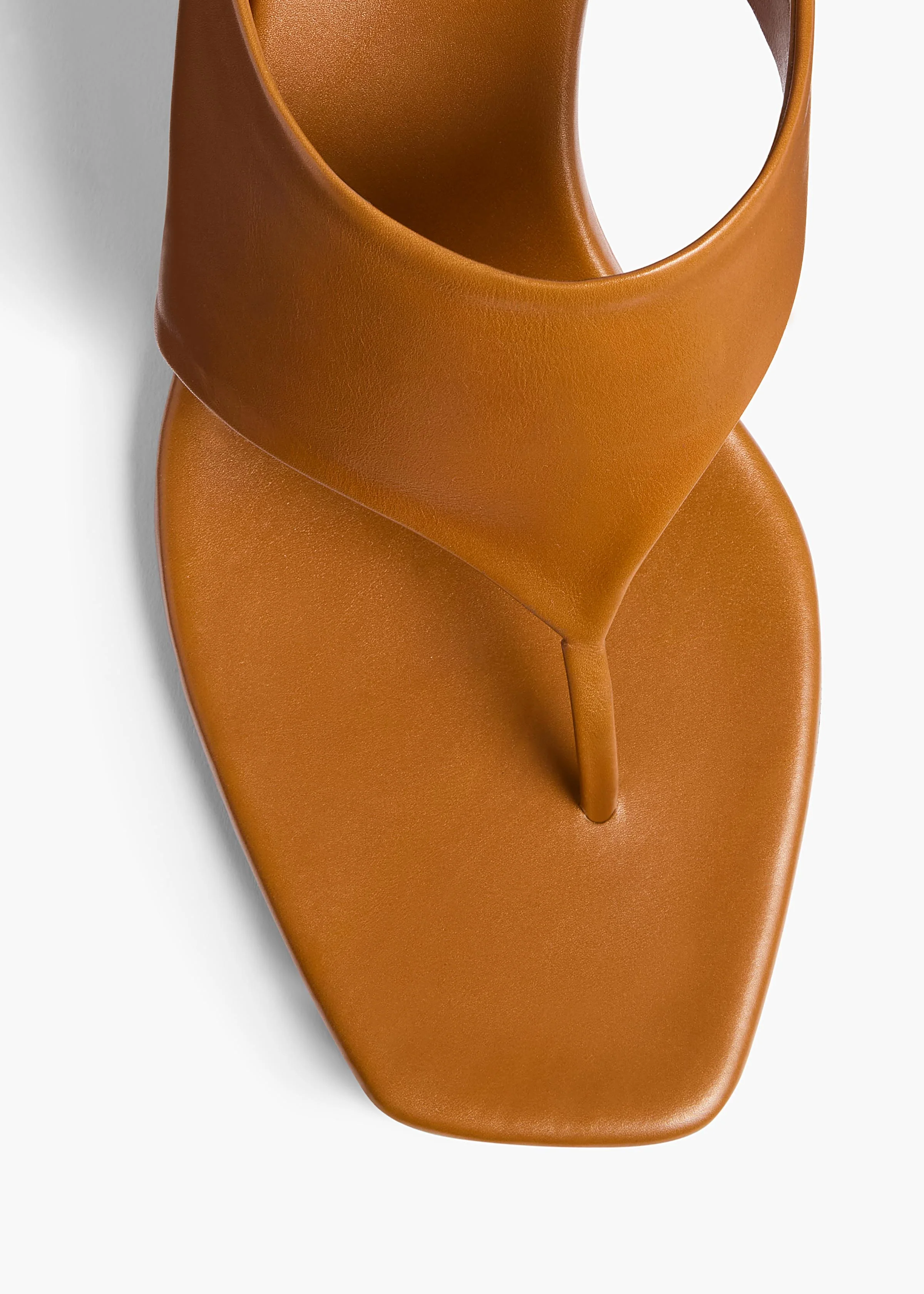 Marlow Mule in Cuoio Glazed Leather - Image 3
