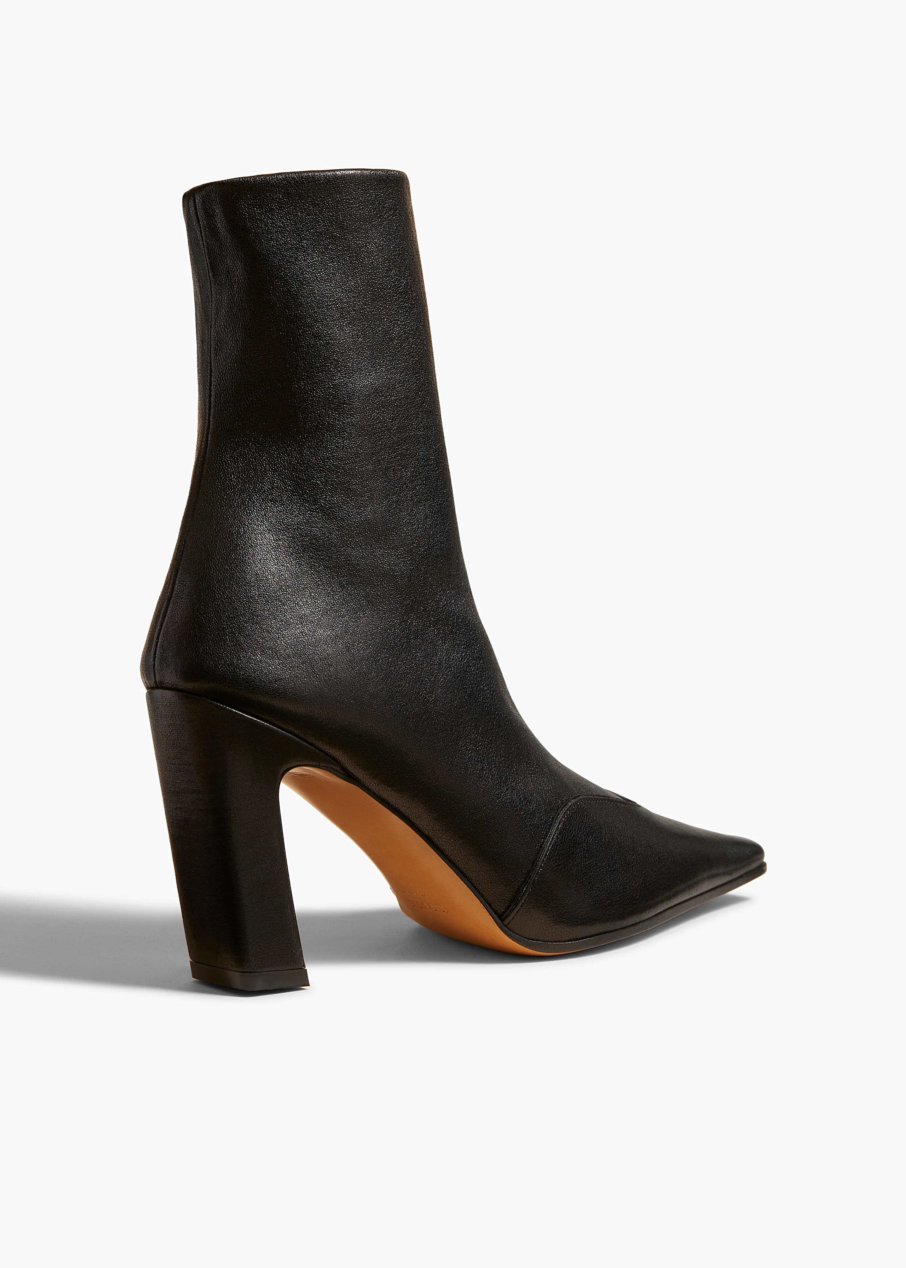 Nevada Stretch High Boot in Black Nappa Leather - Image 3