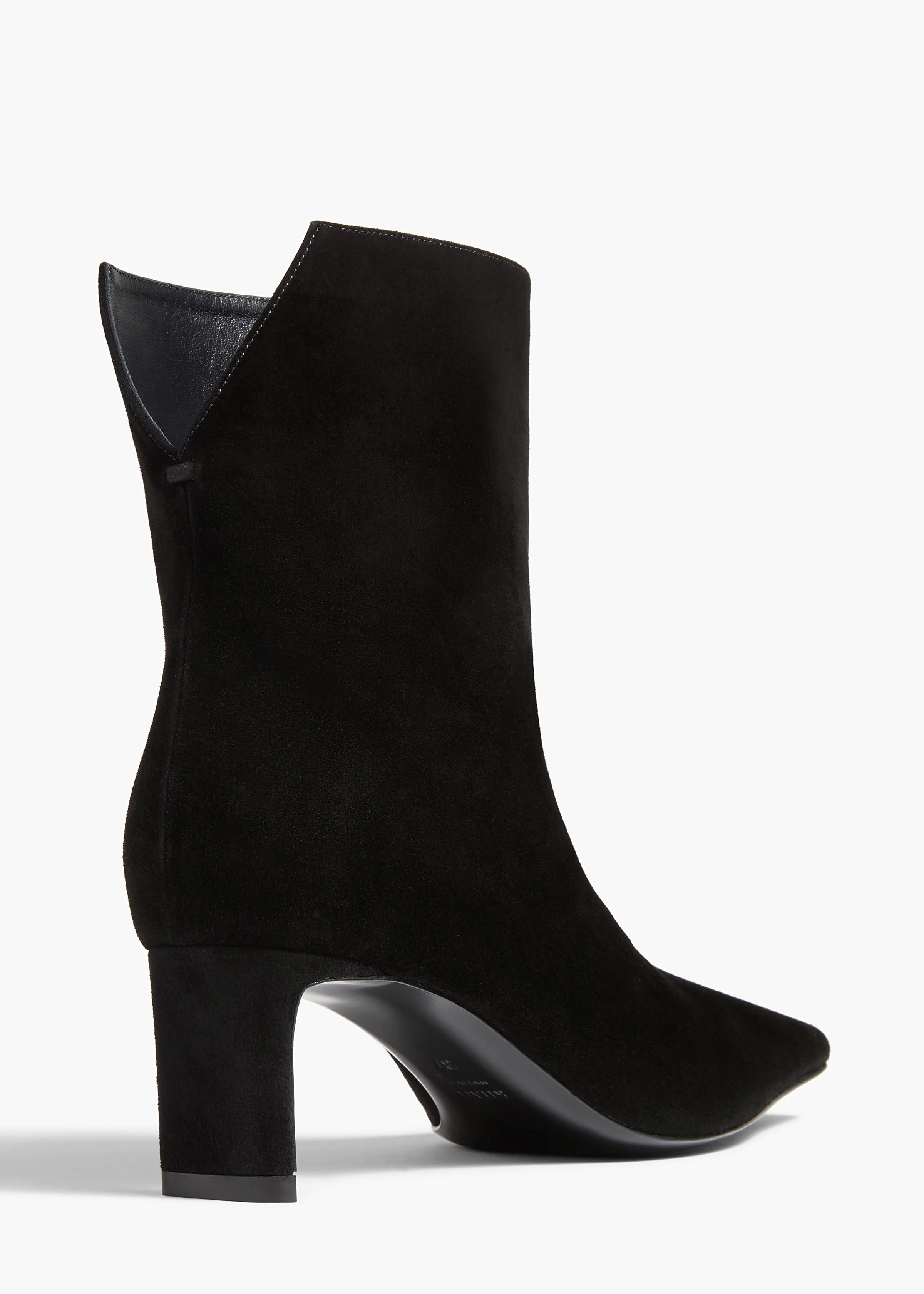 Ona Ankle Boot in Black Suede - Image 3