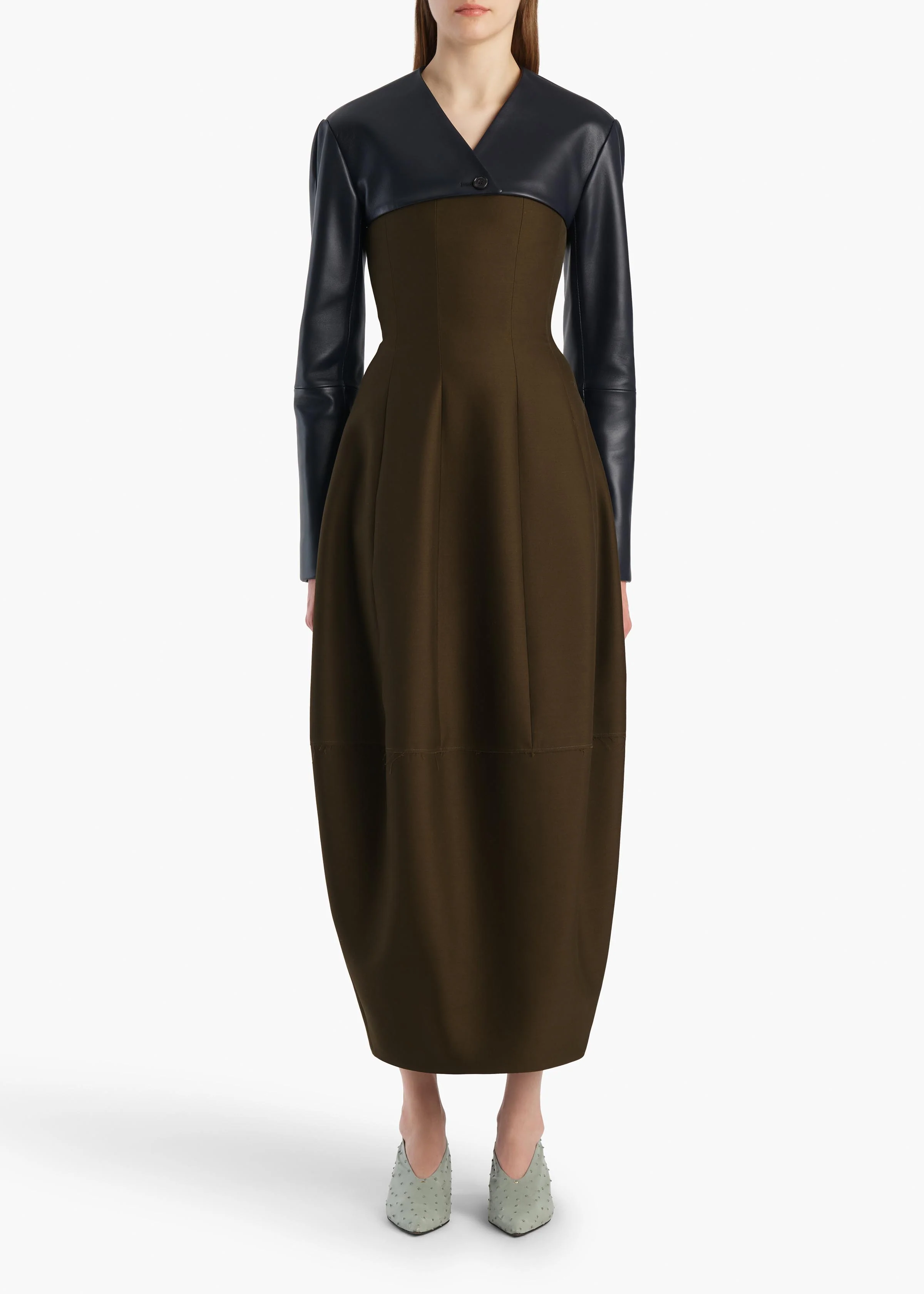 Onno Jacket in Dark Navy Leather - Image 2