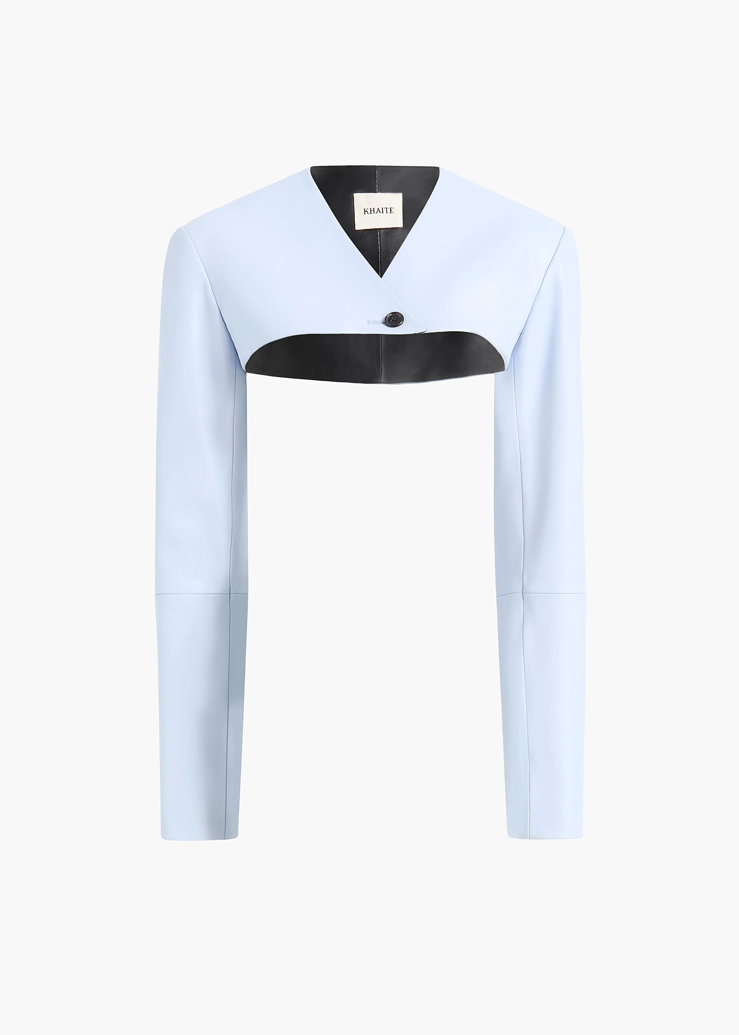 Onno Jacket in Sky Blue Leather
