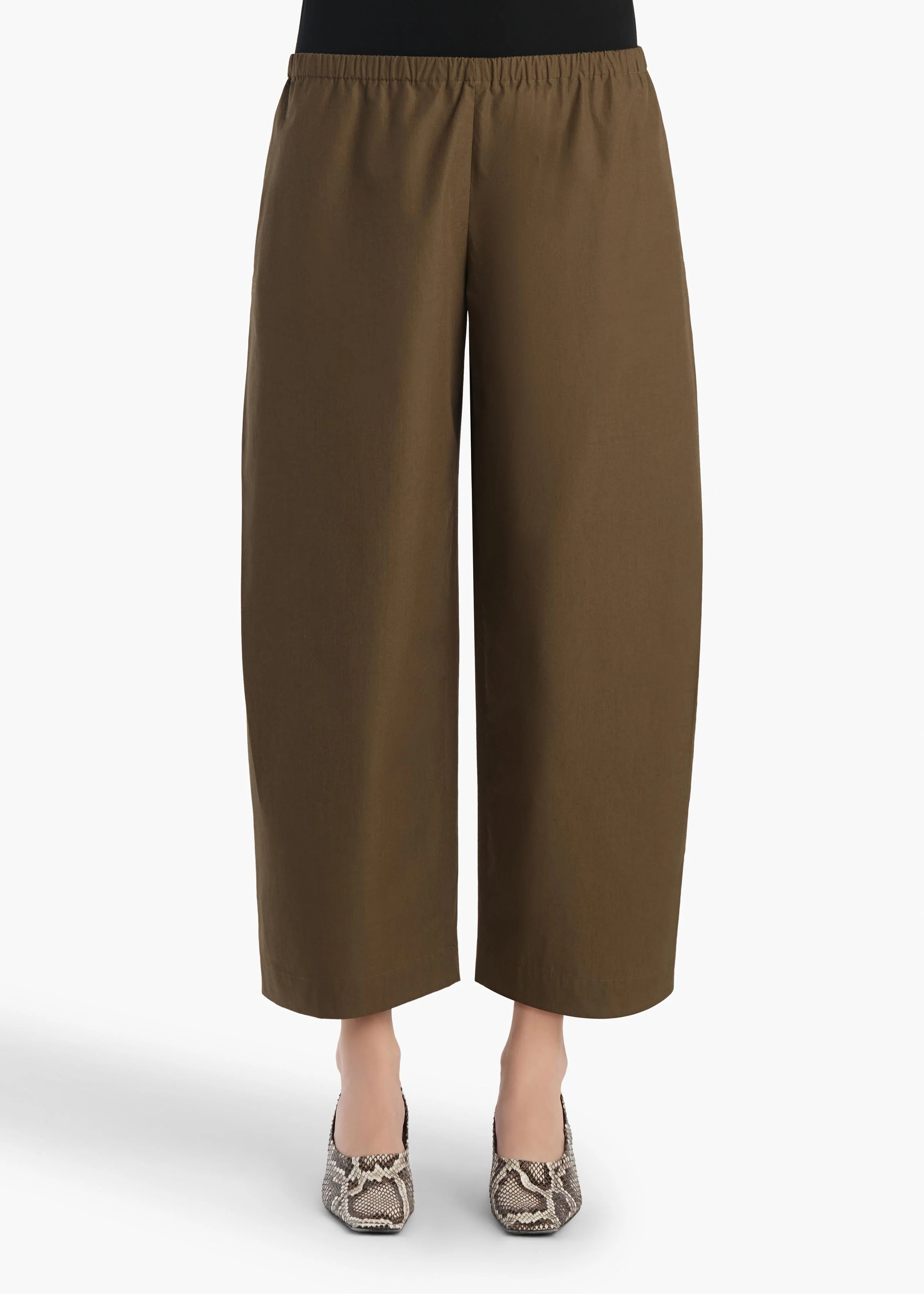 Roma Pant in Dark Olive - Image 3