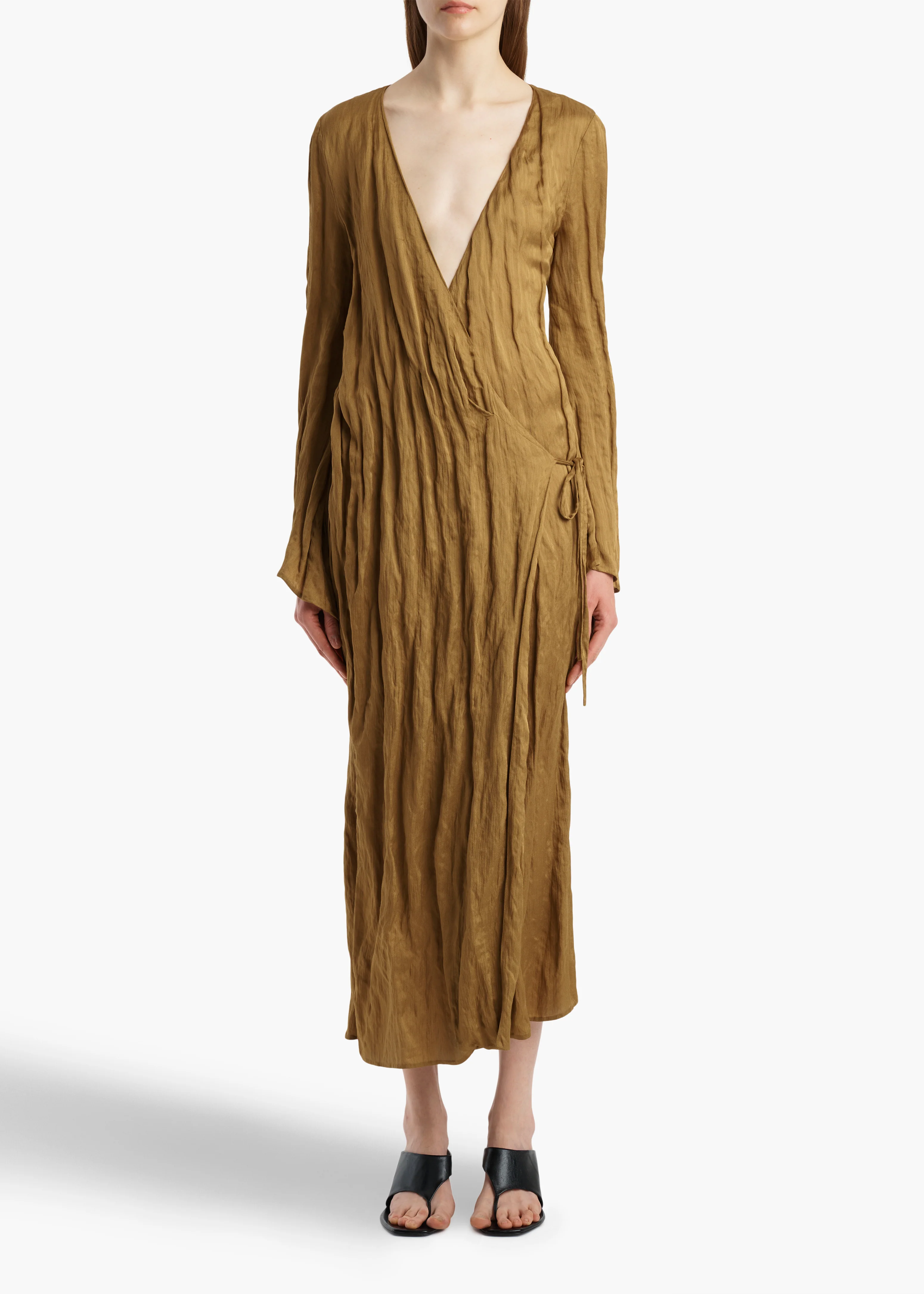 Rommi Dress in Golden Ochre - Image 2