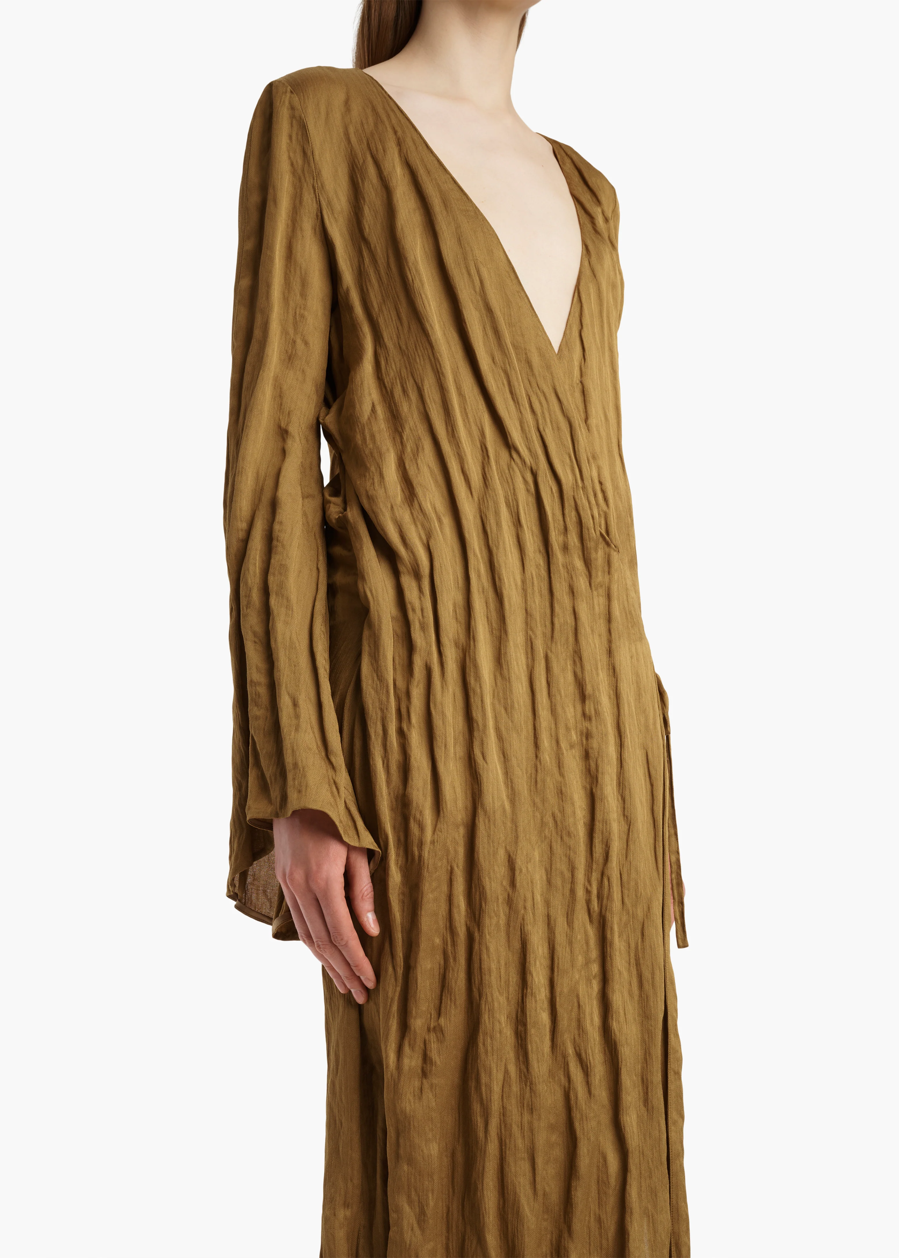 Rommi Dress in Golden Ochre - Image 4