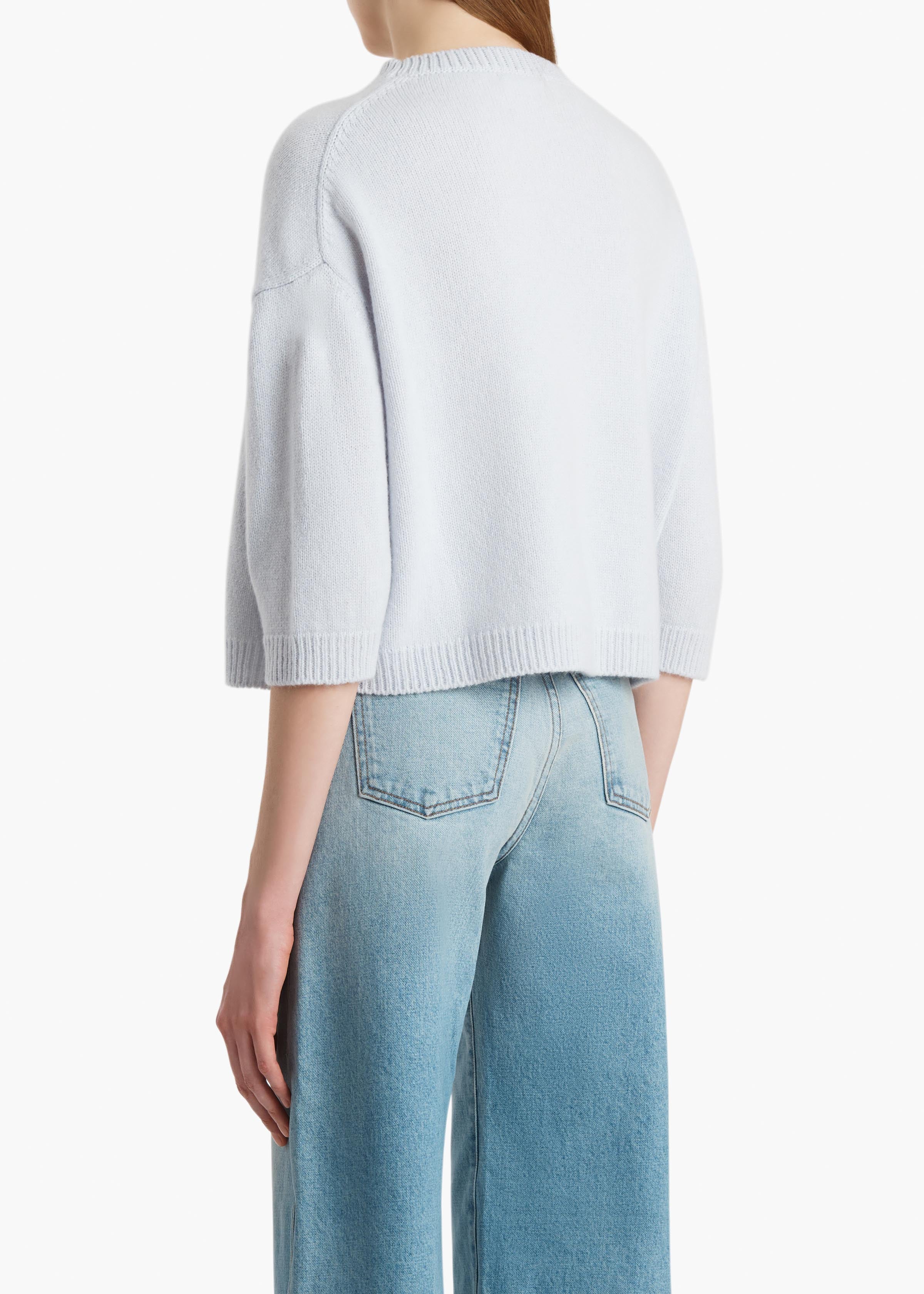 Sabina Sweater in Ice Blue - Image 4