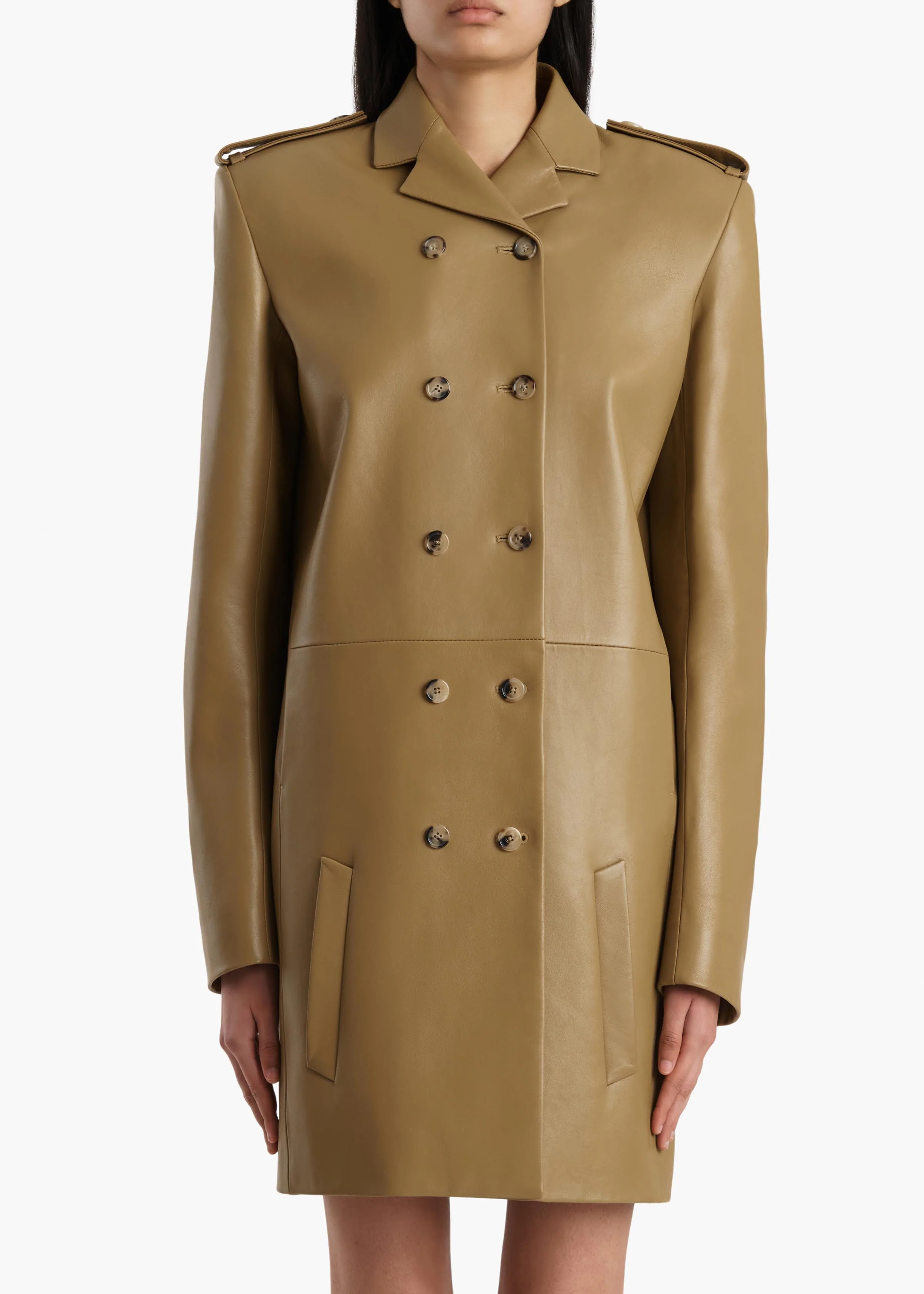 Sadra Coat in Golden Ochre - Image 3