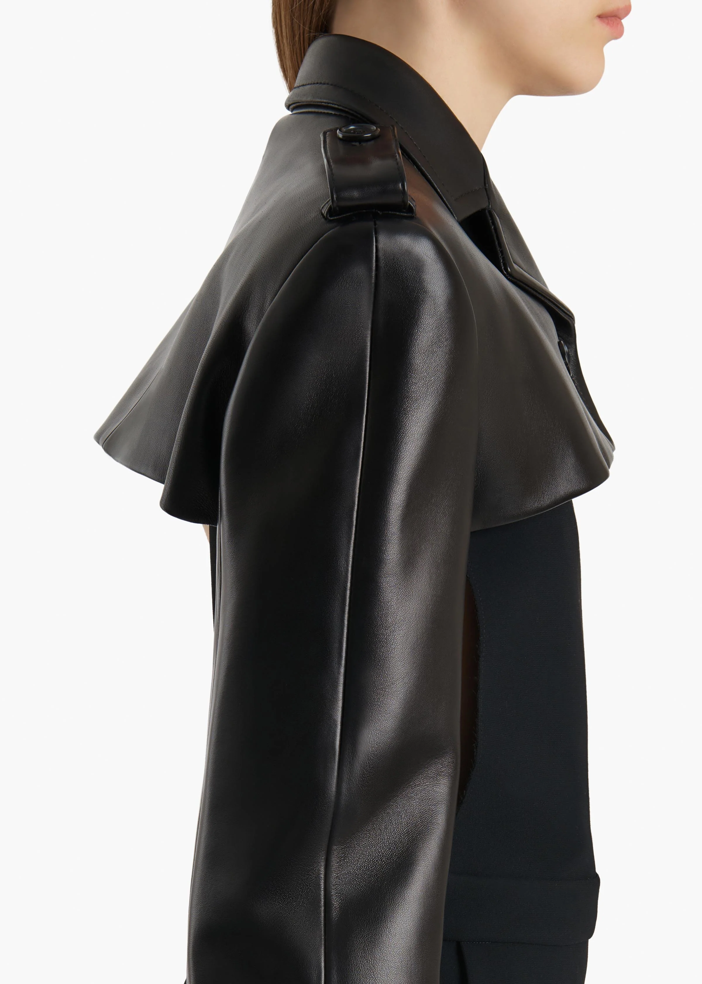 Sadran Jacket in Black Leather - Image 6