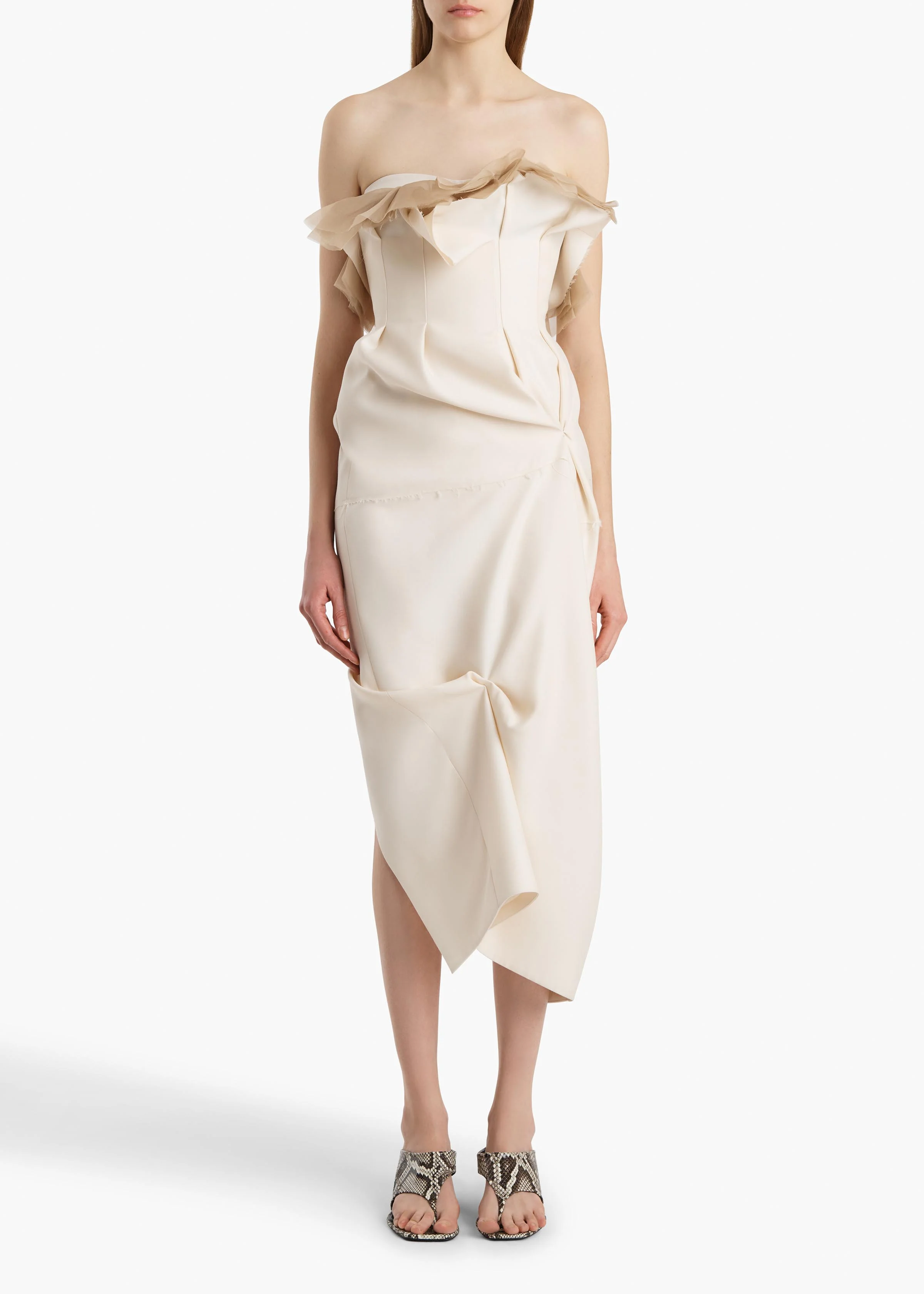 Salm Dress in Cream - Image 2