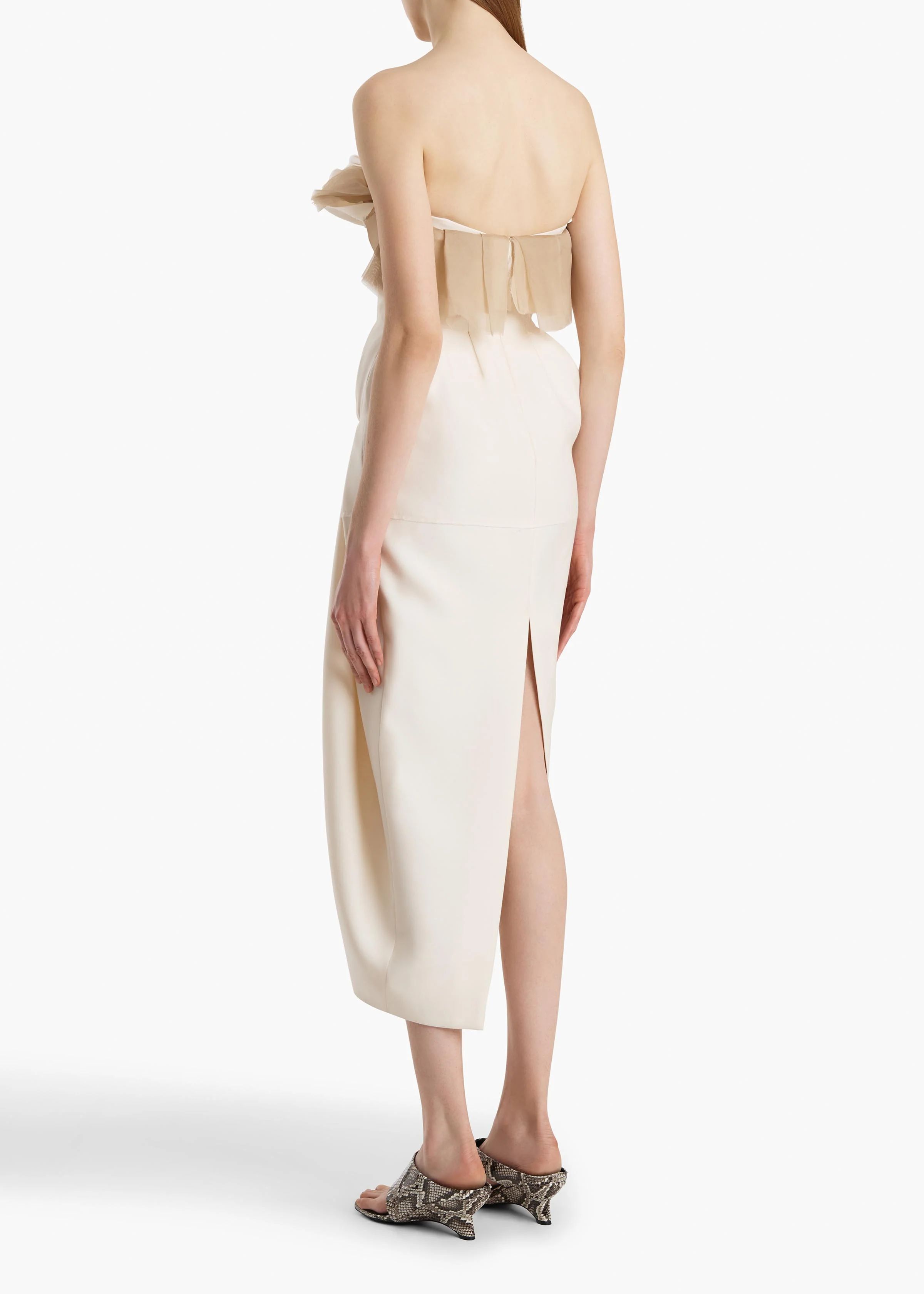 Salm Dress in Cream - Image 3