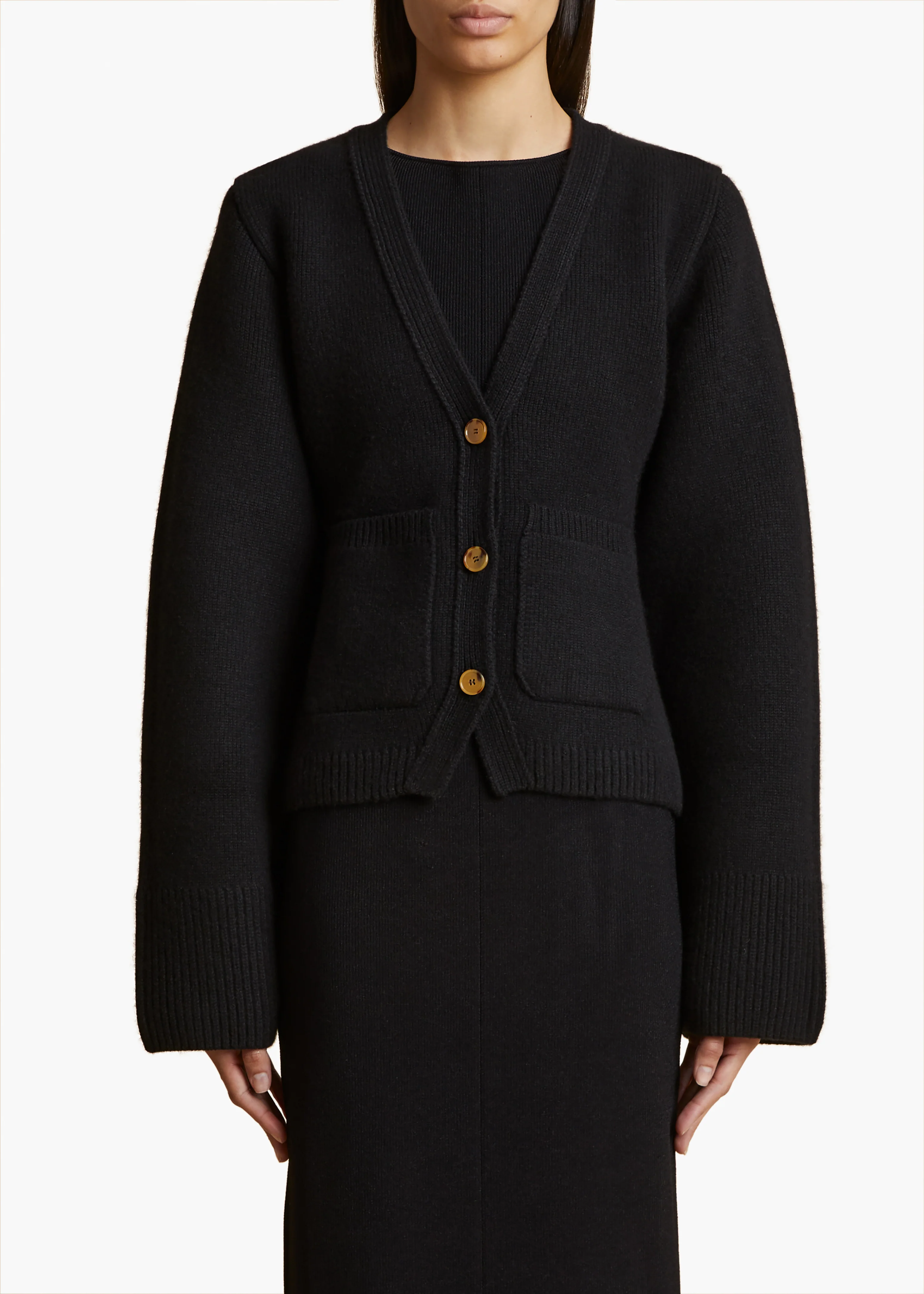 Scarlet Cardigan in Black - Image 3