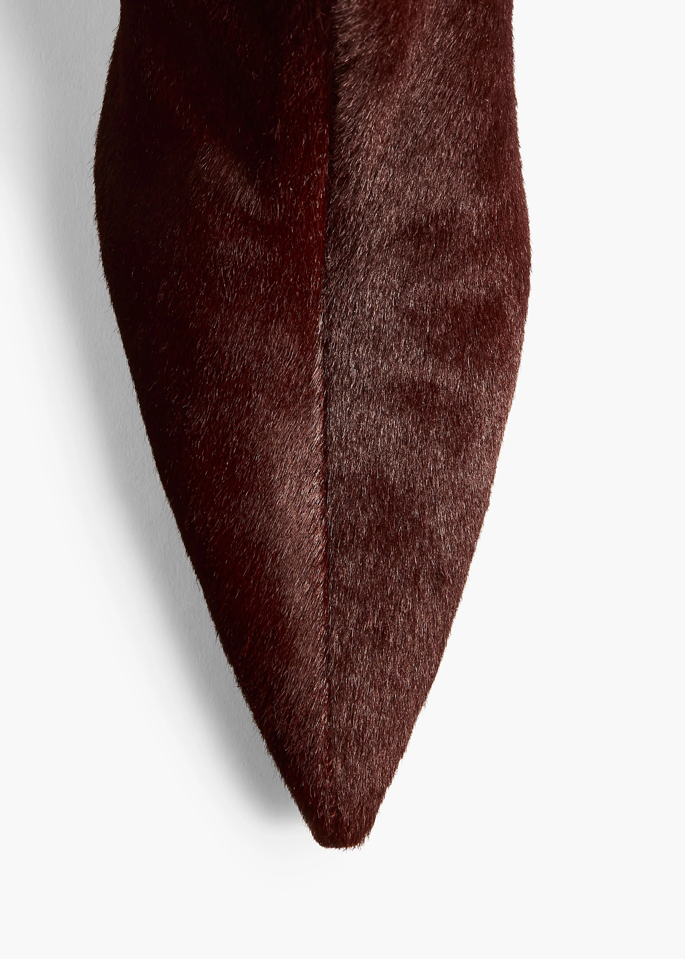 Sybil Ankle Boot in Rouge Noir Haircalf - Image 3