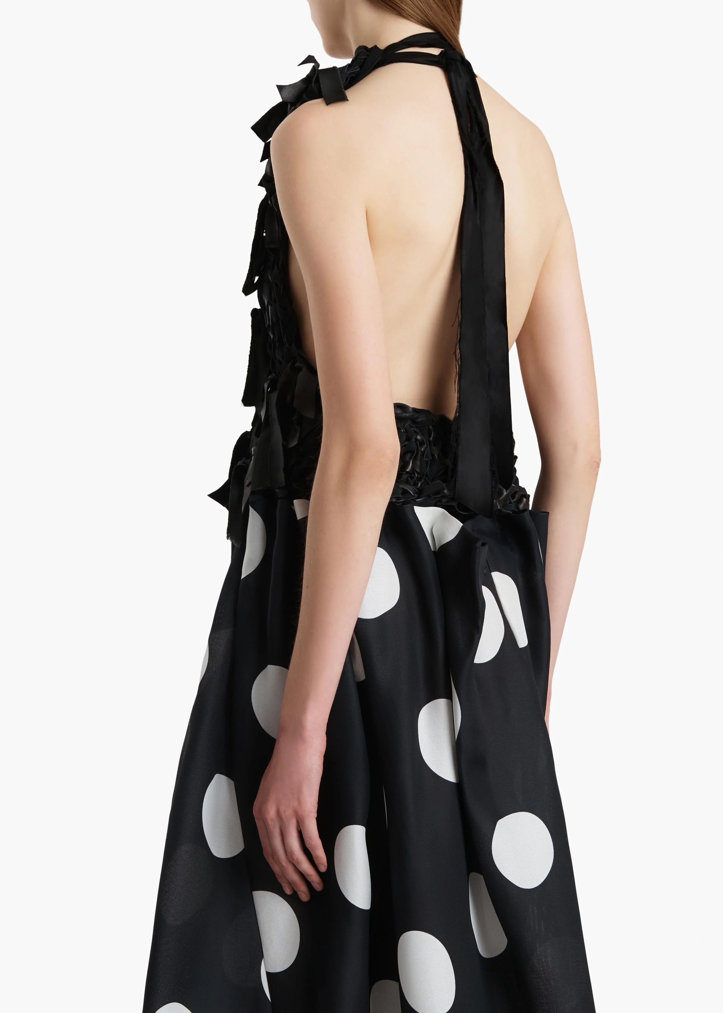 Tevis Top in Black Leather - Image 4