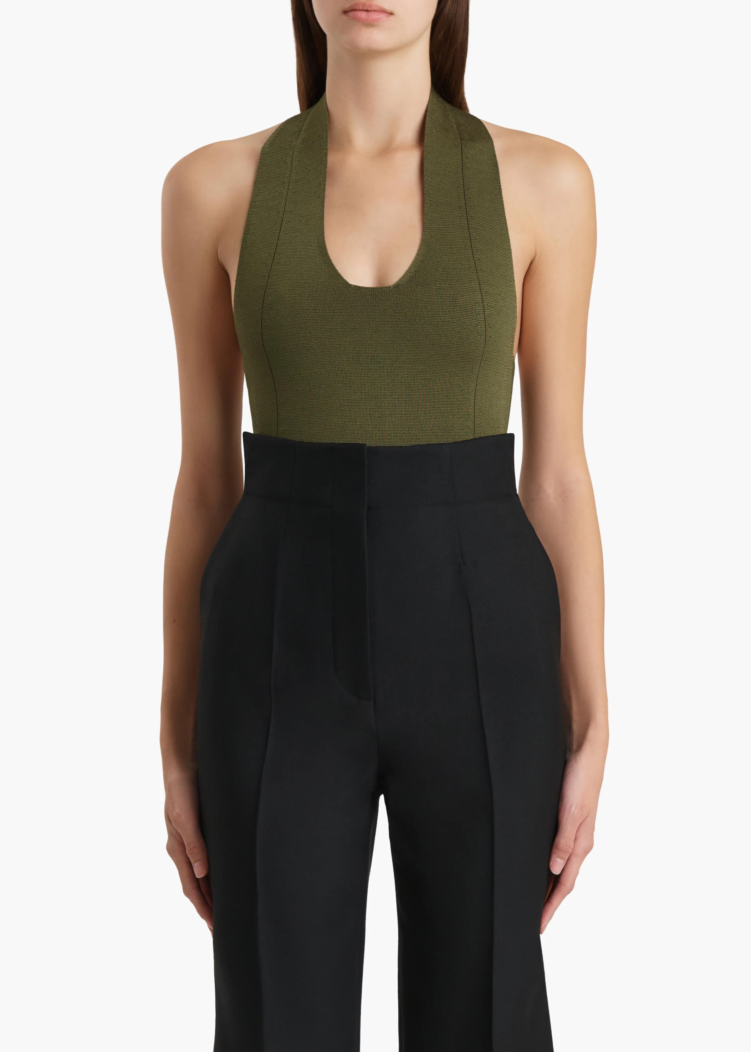 Toto Bodysuit in Olive - Image 3