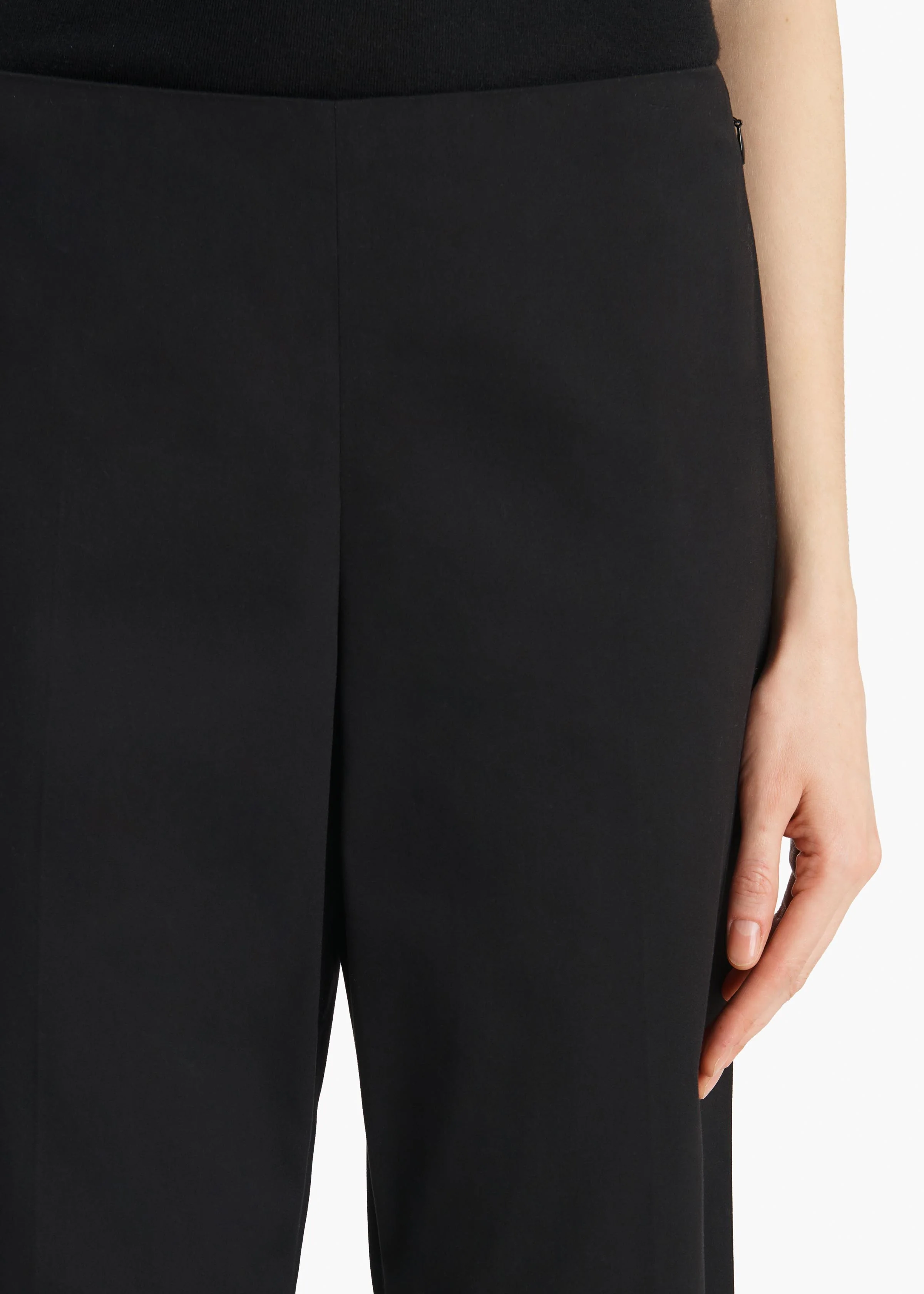 Walter Pant in Black Cotton Silk - Image 5