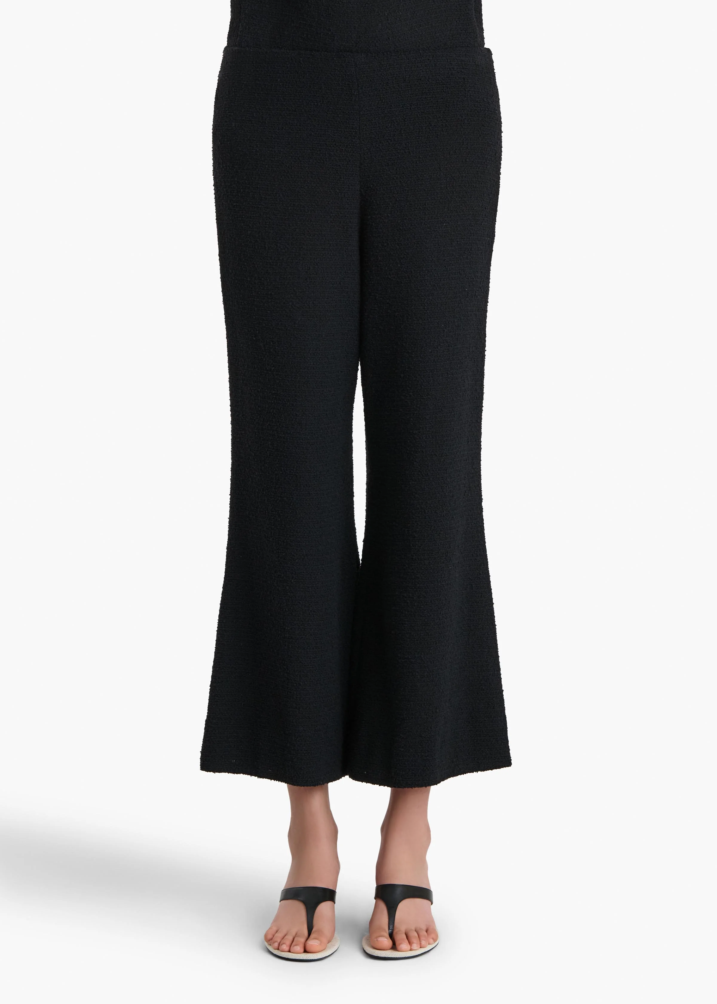 Walter Pant in Black Textured Giro Inglese - Image 3
