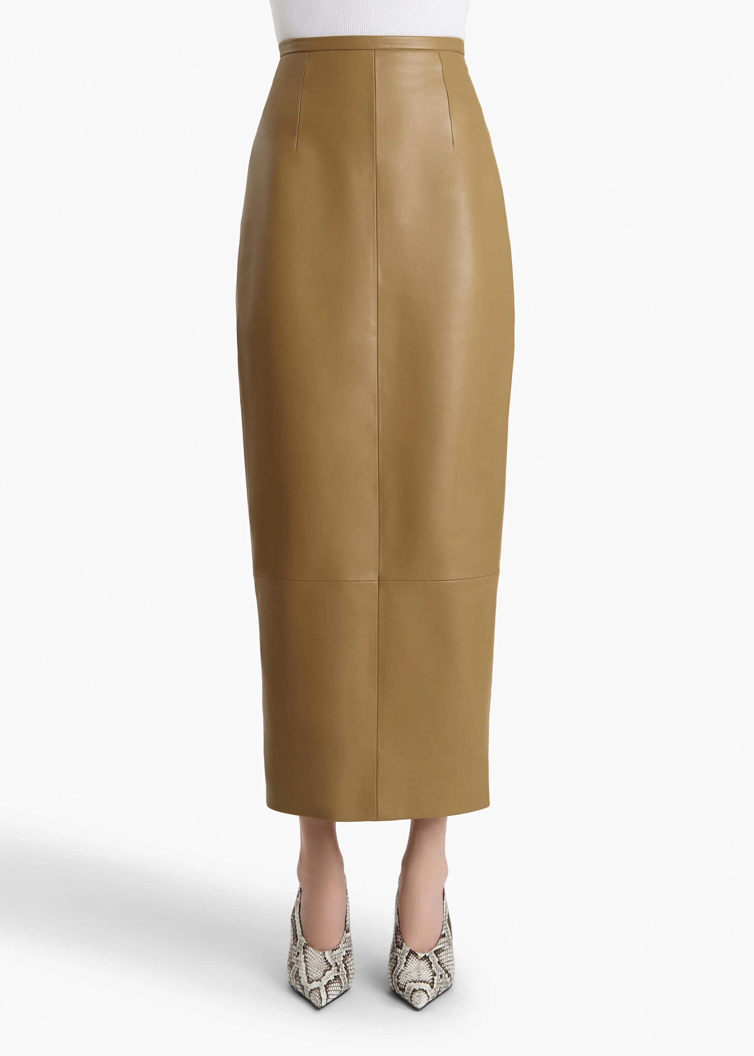 Winton Skirt in Golden Ochre - Image 3