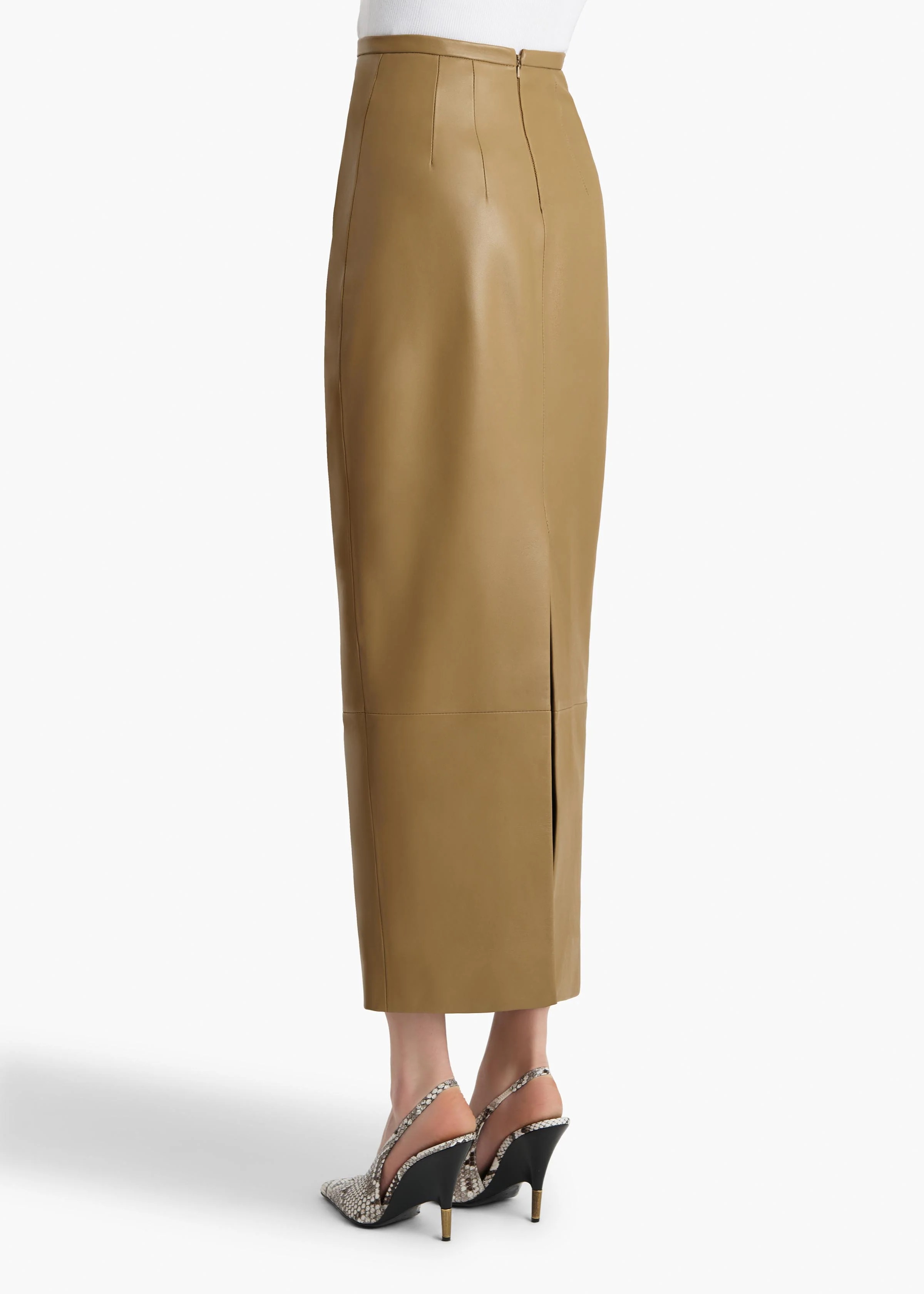 Winton Skirt in Golden Ochre - Image 4
